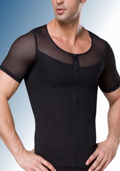 Body Zipper T-Shirt -XL-Zwart, Kleding | Heren, Ondergoed