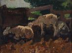 Willem Hendrik van der Nat (1864–1929) - Etende schapen