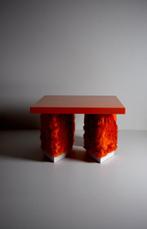 Studio Greca - Salontafel - Excentriek - Hout, Leder - ed. 3