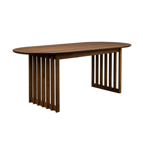 *WOONWINKEL* Dutchbone Barlet Walnut Uitschuifbare Eettafel, Huis en Inrichting, Tafels | Eettafels, Nieuw, Verzenden