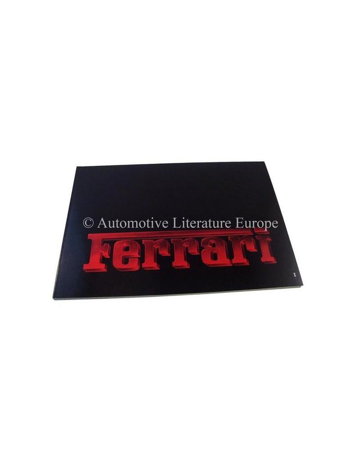 1984 FERRARI PROGRAMMA PERSMAP ITALIAANS 325/84, Boeken, Auto's | Folders en Tijdschriften, Ferrari
