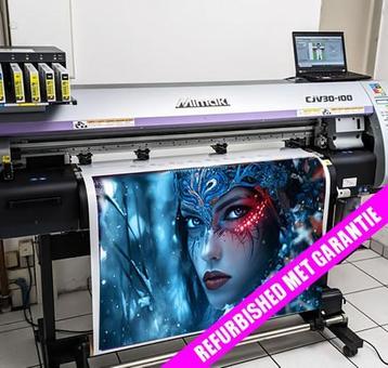 Mimaki CJV30-100 Print & Cut Eco-Solvent 100cm Snijplotter beschikbaar voor biedingen