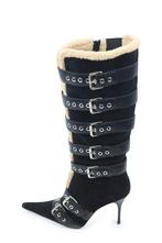 Jeffrey Campbell Laarzen in maat 41 Zwart, Kleding | Dames, Schoenen, Hoge laarzen, Verzenden, Zwart, Zo goed als nieuw