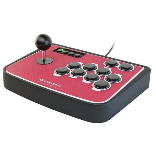 Lioncast Arcade Fighting Stick voor Playstation 2, 3 en PC, Spelcomputers en Games, Spelcomputers | Overige Accessoires, Zo goed als nieuw