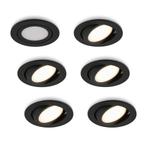 Ledisons LED-inbouwspot Opaco zwart 5W dimbaar IP54, Huis en Inrichting, Lampen | Spots, Nieuw