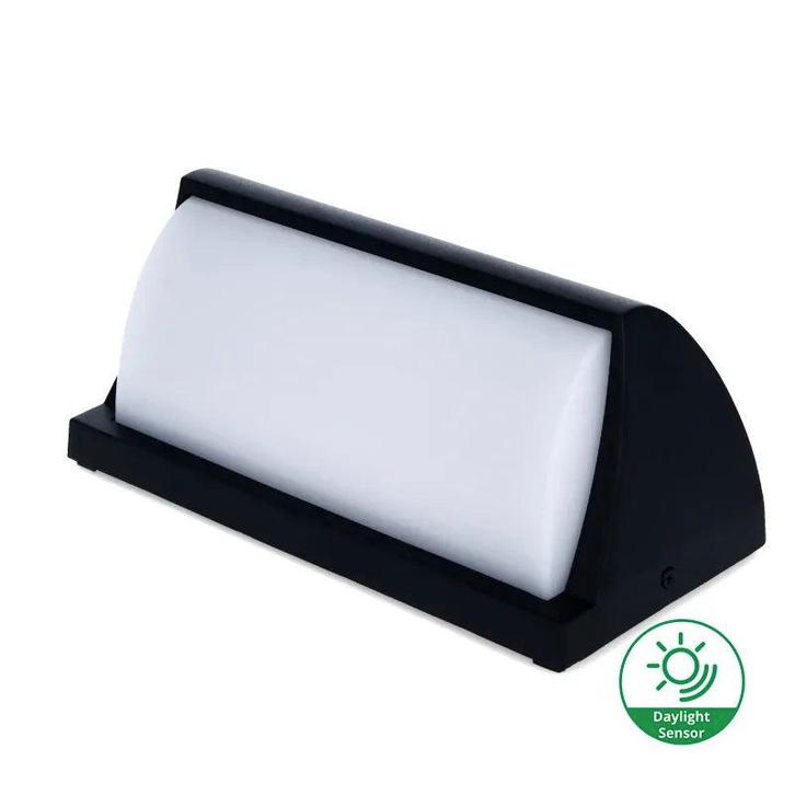 LED BULKHEAD | JULIET | 12W | LICHTSENSOR | ZWART, Huis en Inrichting, Lampen | Overige