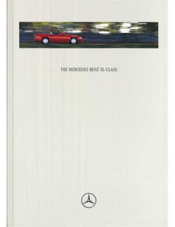1996 MERCEDES BENZ SL HARDCOVER BROCHURE ENGELS beschikbaar voor biedingen