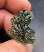 Moldaviet - uit Nesm, Zuid-Bohemen - Hoogte: 32 mm -, Verzamelen, Mineralen en Fossielen