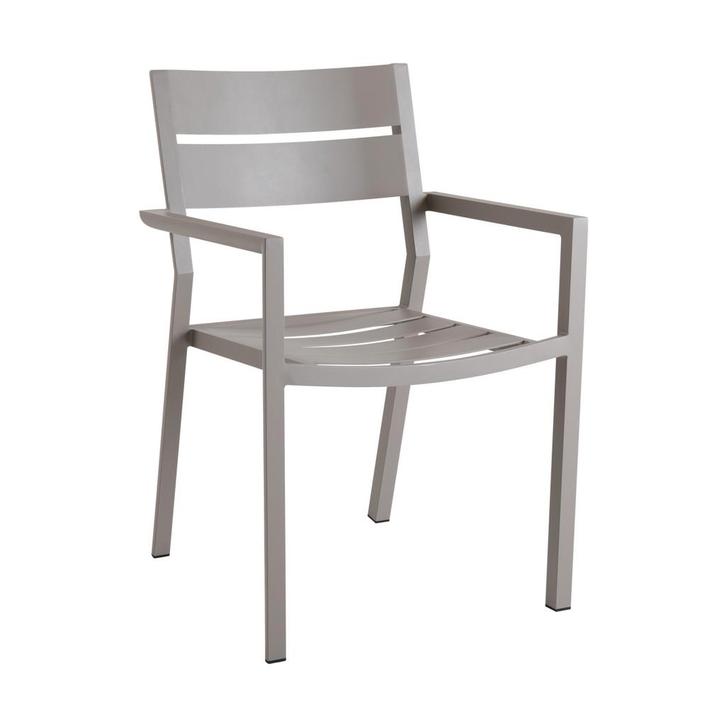 *WOONWINKEL* Tuinstoel Met Arm Khaki, Tuin en Terras, Tuinsets en Loungesets, Nieuw, Verzenden