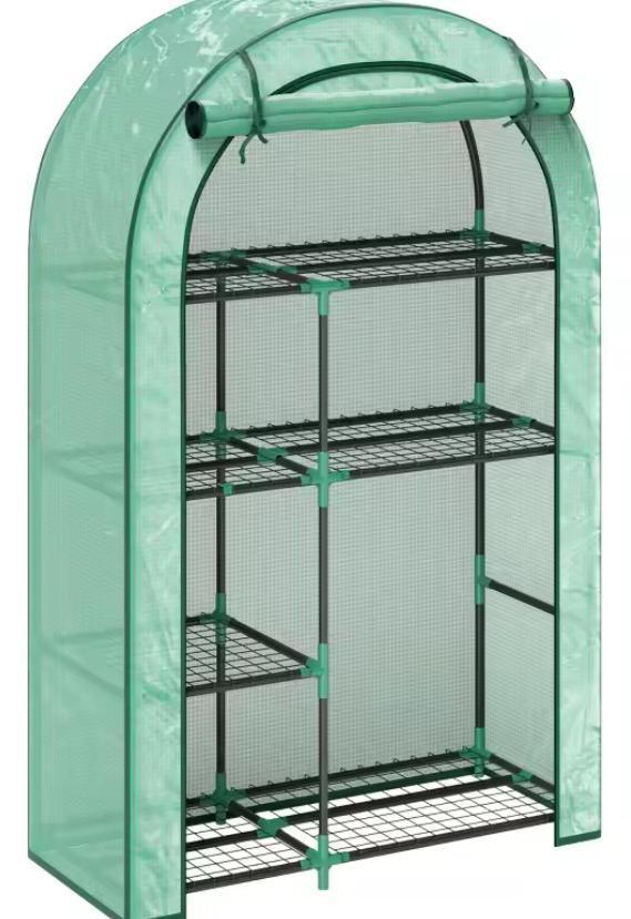 Kweekkas: Rolluik, Opslag en Koudebestendige Staalfolie, Tuin en Terras, Kassen, Nieuw, Verzenden