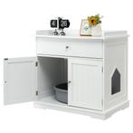LIVSK 3-in-1 Kattenbakbehuizing - Multifunctioneel Meubel -, Verzenden, Nieuw