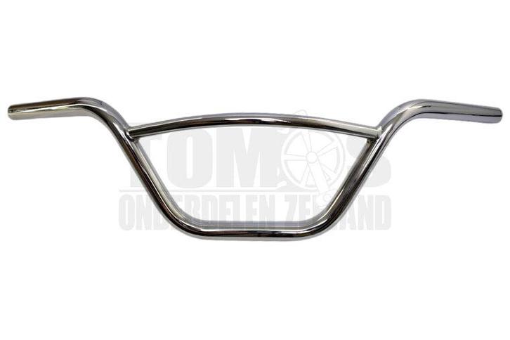 Stuur Cuppini 680x150mm chroom replica DMP universeel, Fietsen en Brommers, Brommeronderdelen | Algemeen, Nieuw, Ophalen of Verzenden