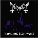 Mayhem - De Mysteriis Dom Santhanas - patch off. merchandise, Ophalen of Verzenden, Nieuw, Kleding
