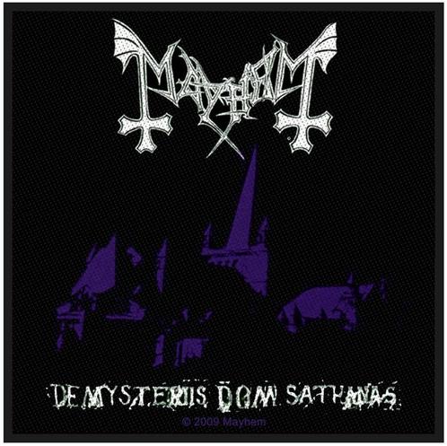 Mayhem - De Mysteriis Dom Santhanas - patch off. merchandise, Verzamelen, Muziek, Artiesten en Beroemdheden, Kleding, Nieuw, Ophalen of Verzenden