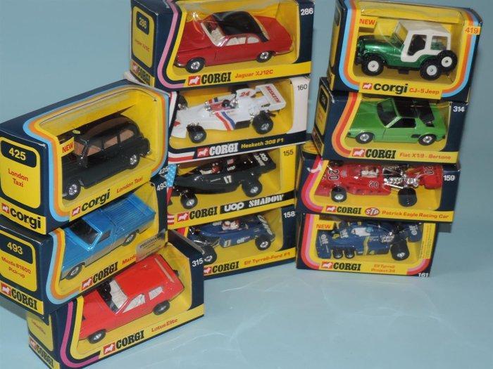 Corgi 1:43 - Modelauto (11) - Corgi 11 stuks, w.o. 286, Hobby en Vrije tijd, Modelauto's | 1:5 tot 1:12