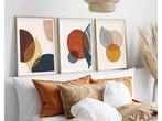 HUHU209 – Stijlvol Canvas Schilderij - set van 3 - 50 x 70, Verzenden, Nieuw