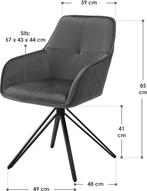 2dekans | Eetkamerstoel / Draaistoel / Kuipstoel Clyde -, Ophalen of Verzenden, Zo goed als nieuw