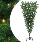 vidaXL Ondersteboven Kunst Kerstboom Met Ballenset Groen 150, Diversen, Kerst, Verzenden, Nieuw