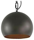 Non-branded Hanglamp Hobson 25 X 23 cm E27 Nikkel 40w Zwart, Huis en Inrichting, Lampen | Hanglampen, Nieuw, Overige materialen