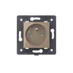 Livolo | Goud | SR | Module | French | Wandcontactdoos, Ophalen of Verzenden, Nieuw