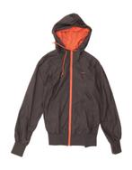 NIKE Womens Hooded Rain Jacket UK 10 Small Grey Polyester, Kleding | Dames, Jassen | Winter, Verzenden, Nieuw