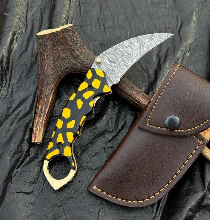 Keukenmes - Keukenmessen - Premium Damascus Opvouwbaar, Antiek en Kunst, Antiek | Keukenbenodigdheden