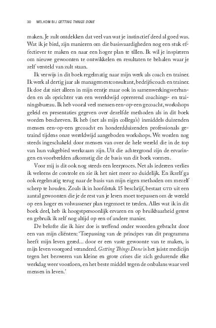 Getting things done 9789400506183, Boeken, Studieboeken en Cursussen, Zo goed als nieuw, Verzenden