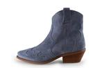 Manfield Cowboy laarzen in maat 37 Blauw | 10% korting, Zo goed als nieuw, Manfield, Verzenden, Blauw