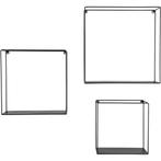 Wandrek - Wandplankenset - Livion Atika - 3-delige, Huis en Inrichting, Woonaccessoires | Wandplanken en Boekenplanken, Ophalen of Verzenden
