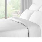 GGM Gastro | (10 Stuks) Elegant Damast dekbedovertrek Sydney, Huis en Inrichting, Slaapkamer | Beddengoed, Verzenden, Nieuw, Wit
