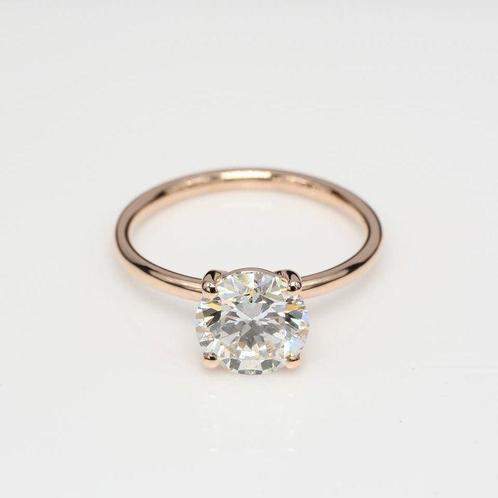 Zonder Minimumprijs - Ring - 18 karaat Roségoud - 2.00ct., Sieraden, Tassen en Uiterlijk, Ringen