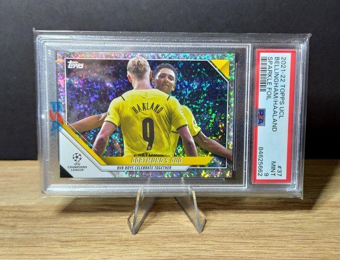Topps UCL - Bellingham & Haaland - Sparkle Foil Erling, Verzamelen, Stickers