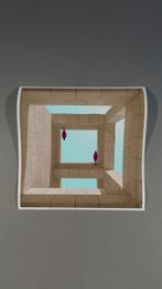 Téber - Friends are Mirrors (Cyan), Antiek en Kunst