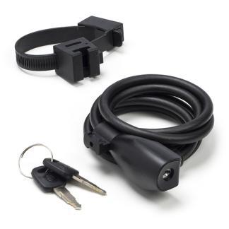 Spiraalslot | AXA | 150 cm (Ø 8 mm, Basic Safety), Fietsen en Brommers, Fietsaccessoires | Fietssloten, Nieuw, Verzenden