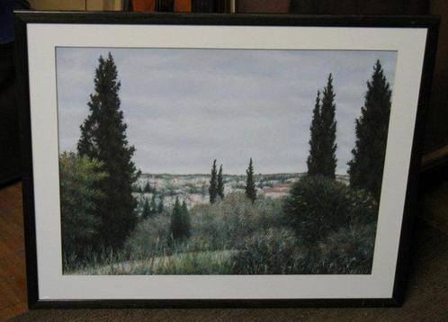 Paranskiy Arkadiy - Ierusalem. Cypresses near The Old town., Antiek en Kunst, Kunst | Schilderijen | Modern