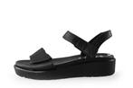 Ara Sandalen in maat 38 Zwart | 10% extra korting, Verzenden, Zwart, Sandalen of Muiltjes, Zo goed als nieuw