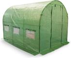 Groene Hobbykas 6m2 | Tweedekansje | Unieke kans!, Tuin en Terras, Staal, Folie, Ophalen of Verzenden, Kweekkas