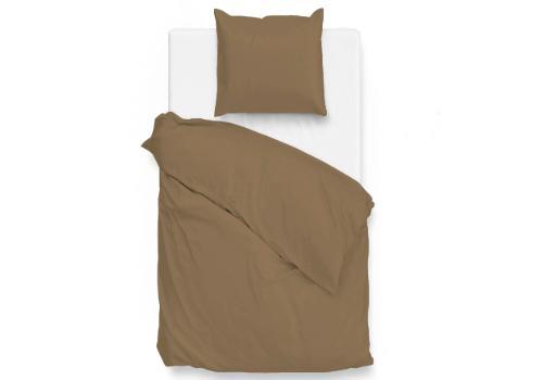 ZoHome Dekbedovertrek Satinado Real Taupe - 100% Katoen-Sati, Huis en Inrichting, Slaapkamer | Beddengoed