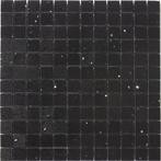 Kwarts Composiet Mozaïektegel Zwart Gepolijst 30x30 cm, Nieuw, Overige materialen, Overige typen, 20 tot 40 cm