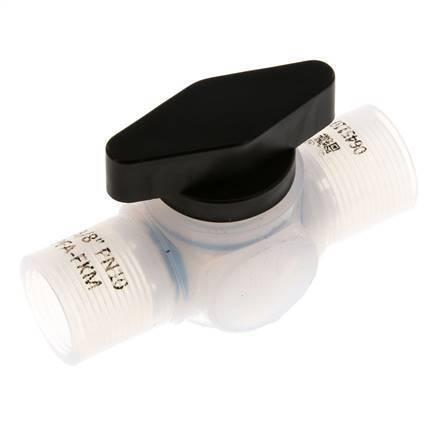 PFA 2-Weg Kogelkraan G 3/8 FKM Vacuüm, Doe-het-zelf en Verbouw, Overige Doe-het-zelf en Verbouw, Nieuw, Verzenden