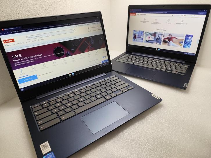 Lenovo IdeaPad 3 CB 14IGL05 Chromebook 64GB ssd 4gb ram, Computers en Software, Chromebooks, 14 inch, 64 GB, Qwerty, Gebruikt