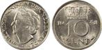 Koningin Wilhelmina 10 cent 1948 MS64 PCGS gecertificeerd, Losse munt, Verzenden