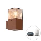 Smart buiten wandlamp roestbruin IP44 incl. Wifi P45 -, Tuin en Terras, Buitenverlichting, Nieuw