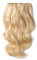Remy Human Hair extensions Double Weft  20 - blond 27/613#, Nieuw