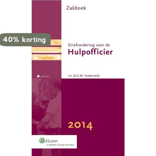 2014 zakboek strafvordering voor de hulpofficier, Boeken, Wetenschap, Gelezen, Verzenden