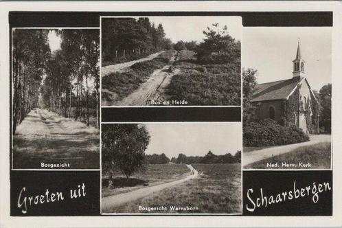 SCHAARSBERGEN - Meerluik Groeten uit Schaarsbergen, Verzamelen, Ansichtkaarten | Nederland, Verzenden