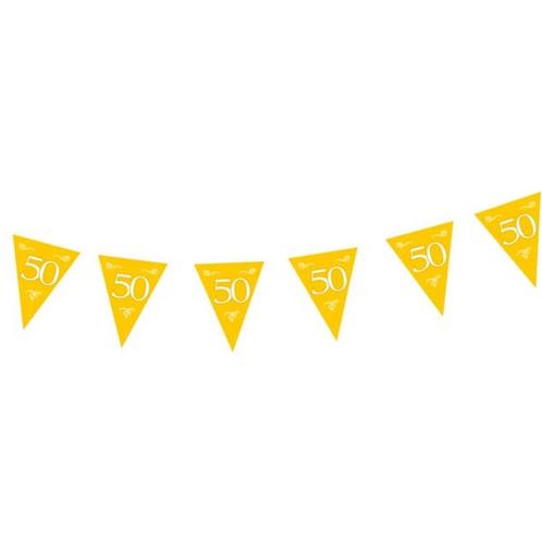 Gouden Slingers 50 Jaar 10m, Hobby en Vrije tijd, Feestartikelen, Nieuw, Verzenden