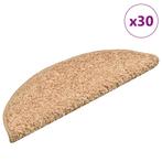 vidaXL Trapmatten 30 stuks 56x17x3 cm Goud Halfrond, Doe-het-zelf en Verbouw, Ladders en Trappen, Verzenden, Nieuw