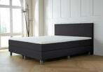 ACTIE! Boxspring Florence 140 200 Zwart, Verzenden, Zwart, Nieuw, 140 cm