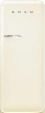 Smeg FAB28RCR6 retro jaren 50 koelkast - creme - rechtsdraai, Witgoed en Apparatuur, Koelkasten en IJskasten, 150 tot 200 liter